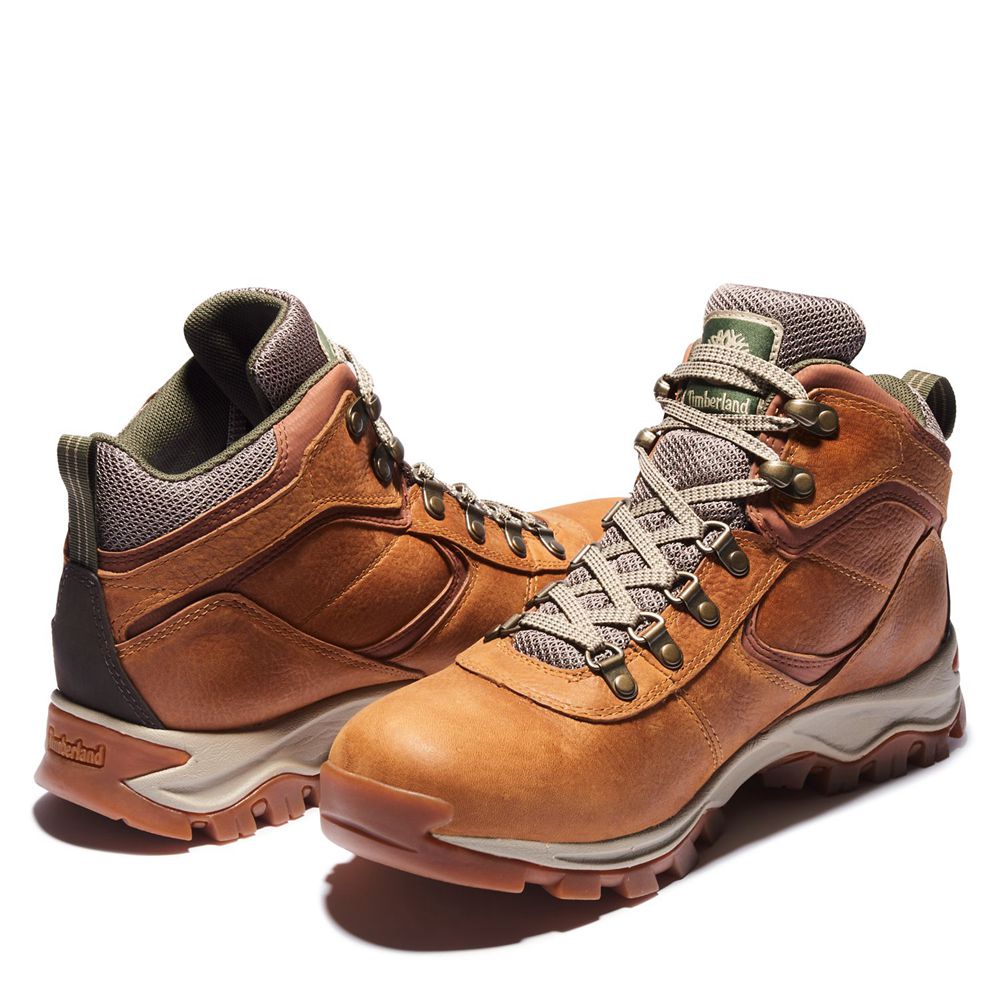 Timberland Mens Hiking Boots Mt. Maddsen Mid Waterproof - Brown - India OK6239748